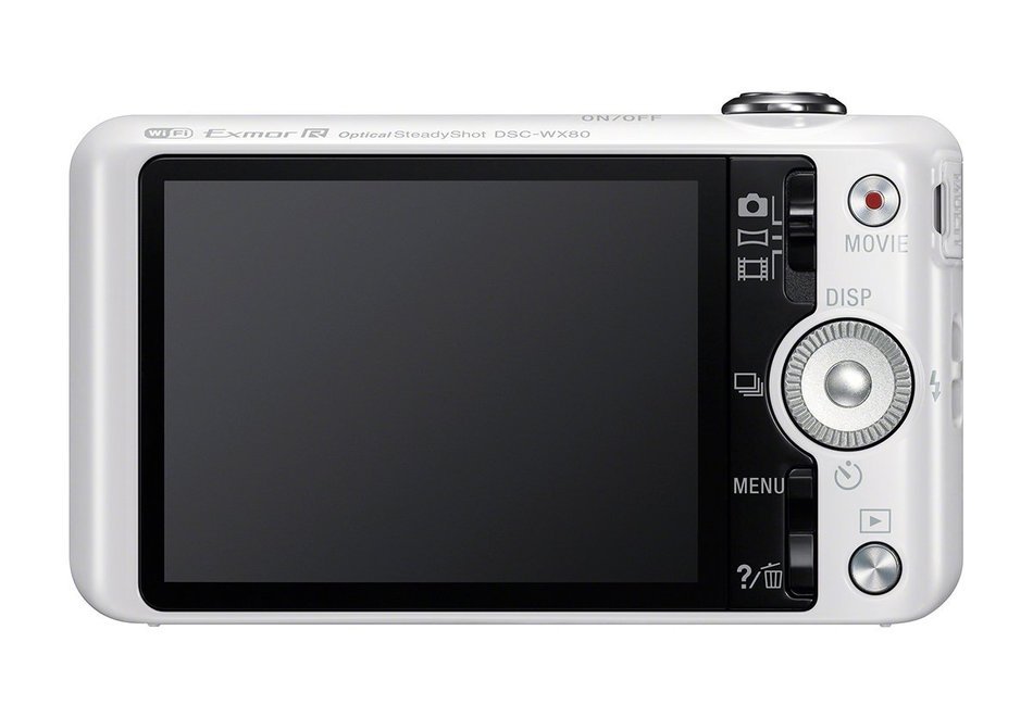 Sony DSC-WX80/W 16 MP Digital Camera with 2.7-Inch LCD (White) N2