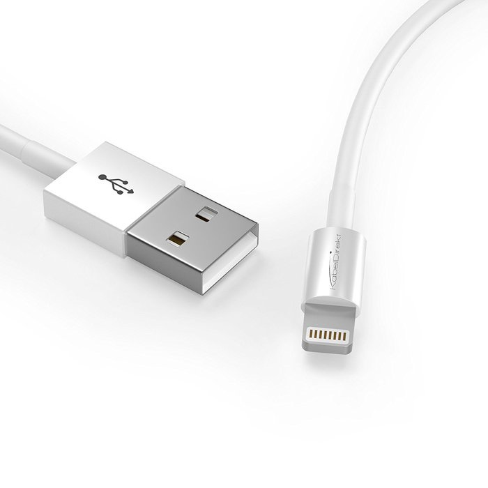 KabelDirekt (1 foot) ultraslim certified Lightning Cable (sync and charge) for Apple devices (iPhone 5, iPhone... N7
