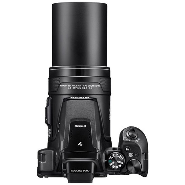 Nikon COOLPIX P900 16MP Super-Zoom Digital Camera with 83x Optical Zoom and Built-In Wi-Fi and NFC (Black)(Certified... N5