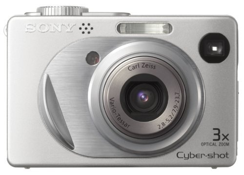Sony Cybershot DSCW1 5MP Digital Camera with 3x Optical Zoom N6