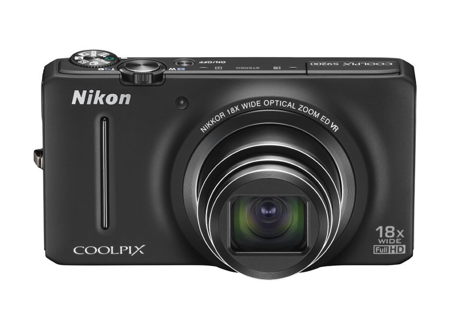 Nikon COOLPIX S9200 16 MP CMOS Digital Camera with 18x Zoom NIKKOR ED Glass Lens and Full HD 1080p Video (Black... N3
