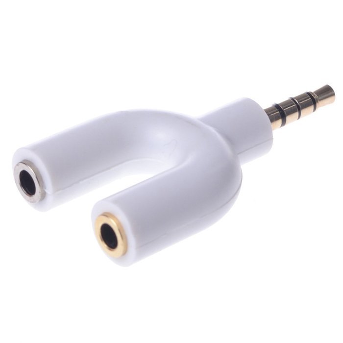 3.5mm Audio Converter Adapter Earphone Splitter 1 Port To 2 Ports N9