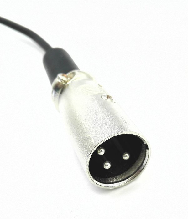 CGTime 3.5mm (Mini) 1/8" TRS Stereo Male to XLR Male Adapter Cable Cord 7 inch (35RM-XLRM) N3