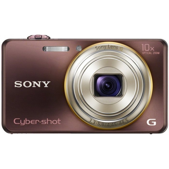 SONY Cyber-shot WX100 (18.2MP/x10 Optical zoom) Brown - International Version (No Warranty)