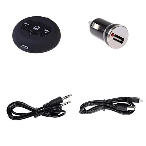 Paddsun&reg; Transfering Audio Bluetooth 4.0 AUX 3.5mm Stereo Audio Music Receiver Adapter Handfree Car Kit