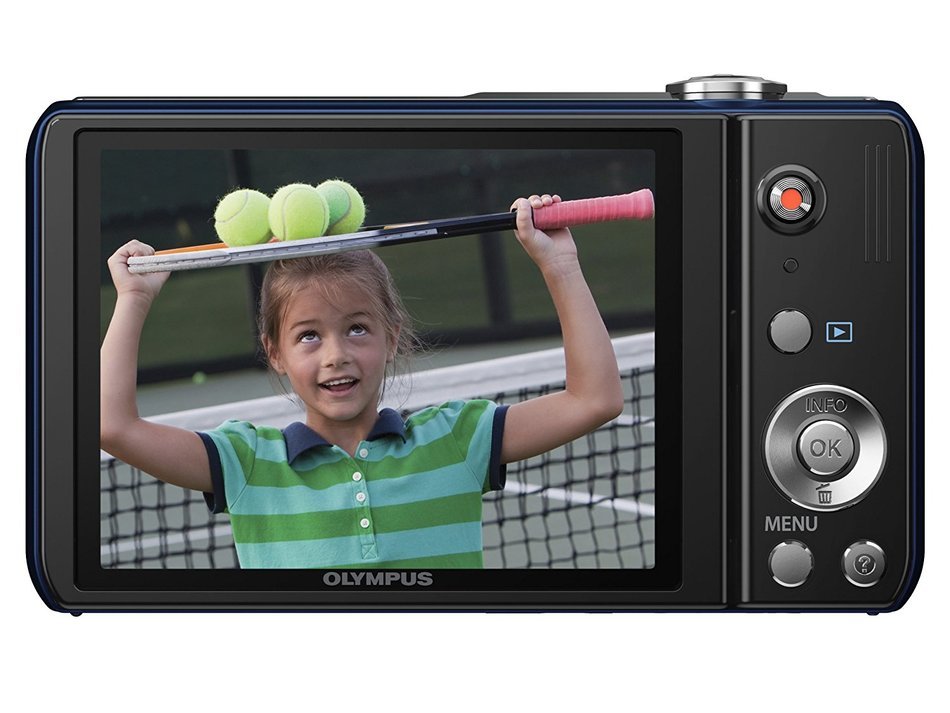 Olympus VR-320 14 MP Digital Camera with 12.5x Optical Zoom and 3" LCD (Silver) (Old Model) N7