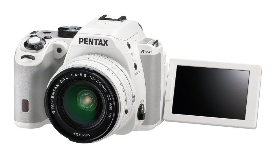 Pentax K-S2 20MP Wi-Fi Enabled Weatherized SLR (White) N2