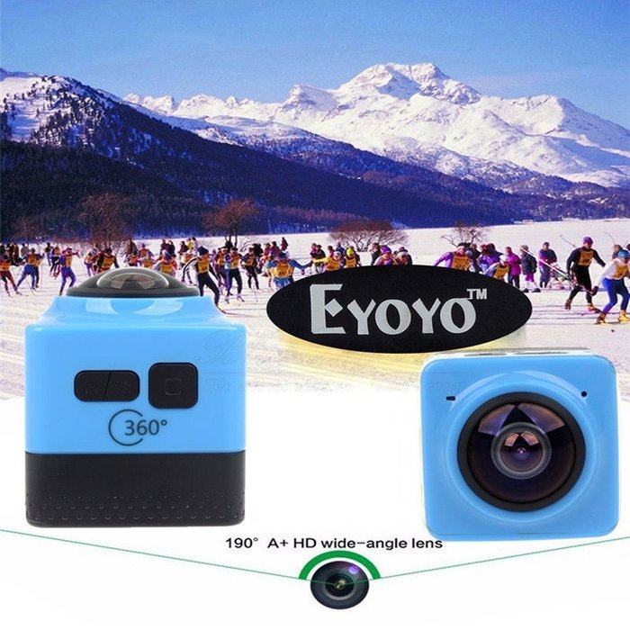 Boblov Eyoyo 360 Degree Sports Video H.264 Camera WIFI 1280*1042 Panorama IOS Android Camera