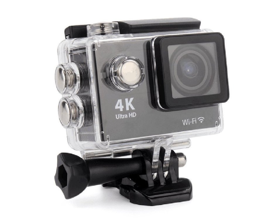 ANNG Sports Action Camera H9 Ultra 4K with wifi underwater Waterproof CAM 170 degree View Angle（Black）