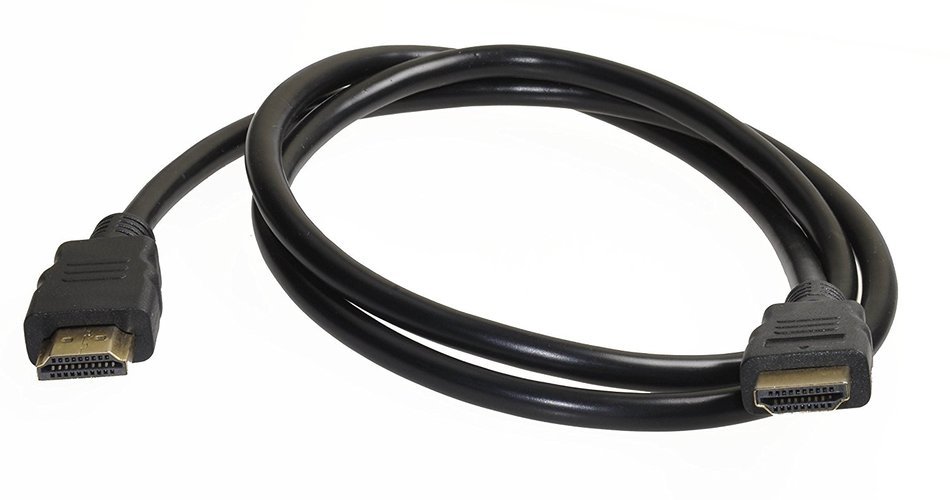 3 Feet High Speed HDMI Cable - Black and Gold Plated - By NETCNA N4