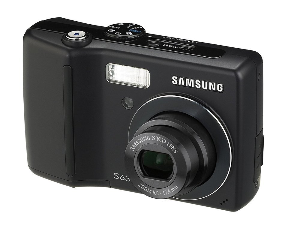 Samsung Digimax S630 6MP Digital Camera with 3x Optical Advanced Shake Reduction Zoom (Black) N3
