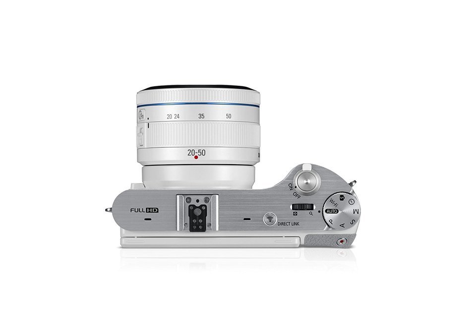 Samsung NX300 20.3MP CMOS Smart WiFi Mirrorless Digital Camera with 20-50mm Lens and 3.3" AMOLED Touch Screen... N13