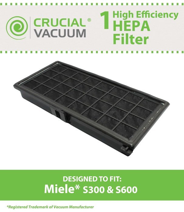 Miele S300 HEPA Filter Designed To Fit Miele S300, S600, S2, S7 Series Vacuums; Compare To Miele Part # SF AH30...