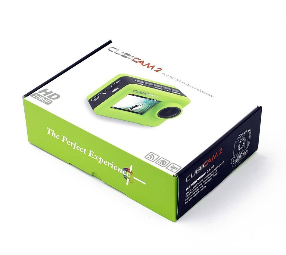 Eagleye CUBICCAM2 Ambarella A5 14MP 1080P Sports action camera with Built in Wi-Fi and 1.5" TFT LCD RF remote... N3