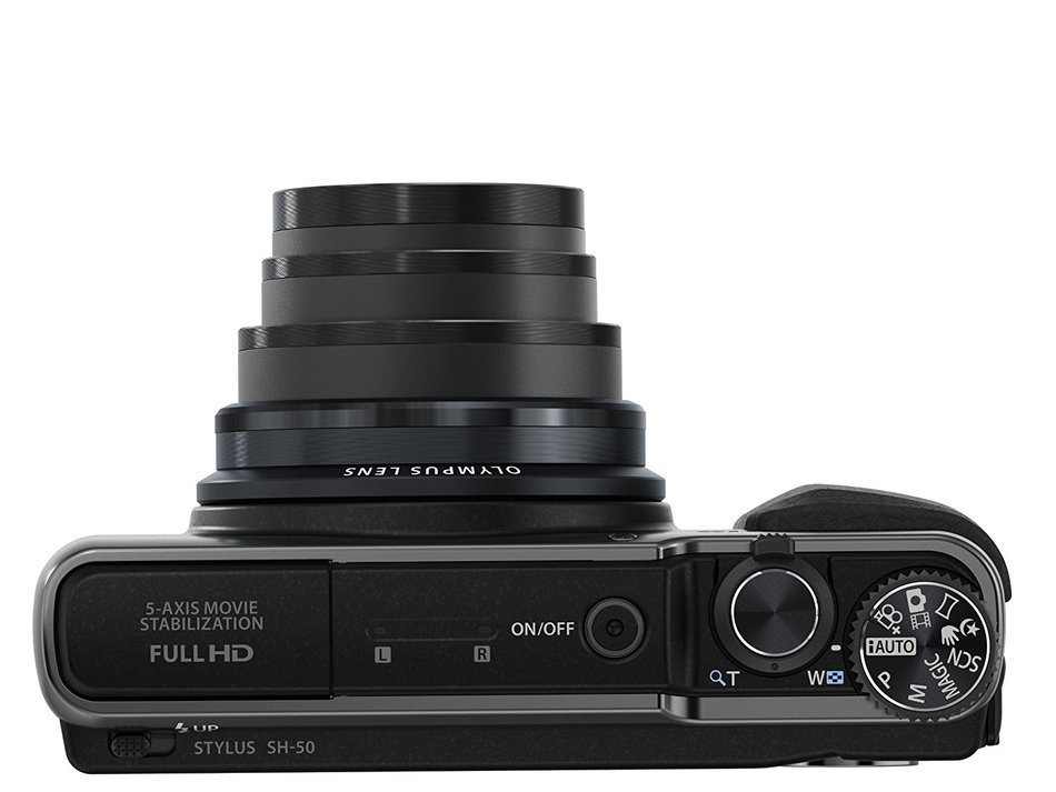 Olympus Stylus SH-50 iHS Digital Camera with 24x Optical Zoom and 3-Inch LCD (Silver) (Old Model) N8
