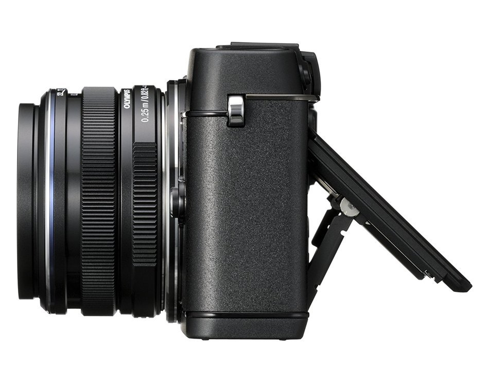 Olympus E-P5 17mm f1.8 and VF-4 16.1 MP Compact System Camera with 3-Inch LCD (Black) - International Version... N14