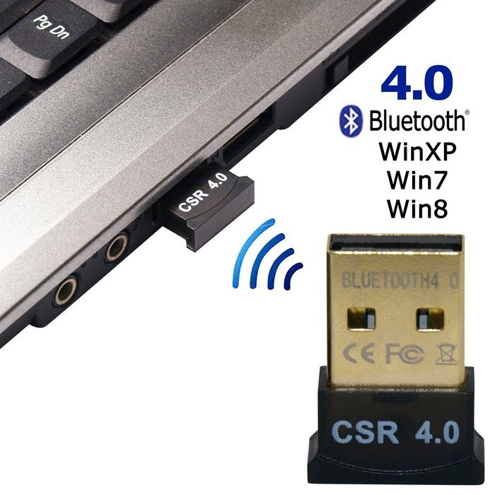 H88 - 2 Pcs 3 Mbps Mini USB2.0 Bluetooth V4.0 Dongle Wireless Adapter PC Laptop N2