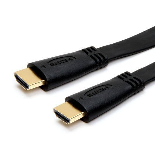 25ft Premium 1.3b Gold Flat HDMI 1080p Cable for HDTV N2