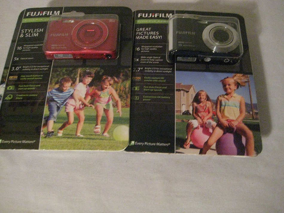 Fuji X680 Digital Camera - Red & Black (2 Pack) N3