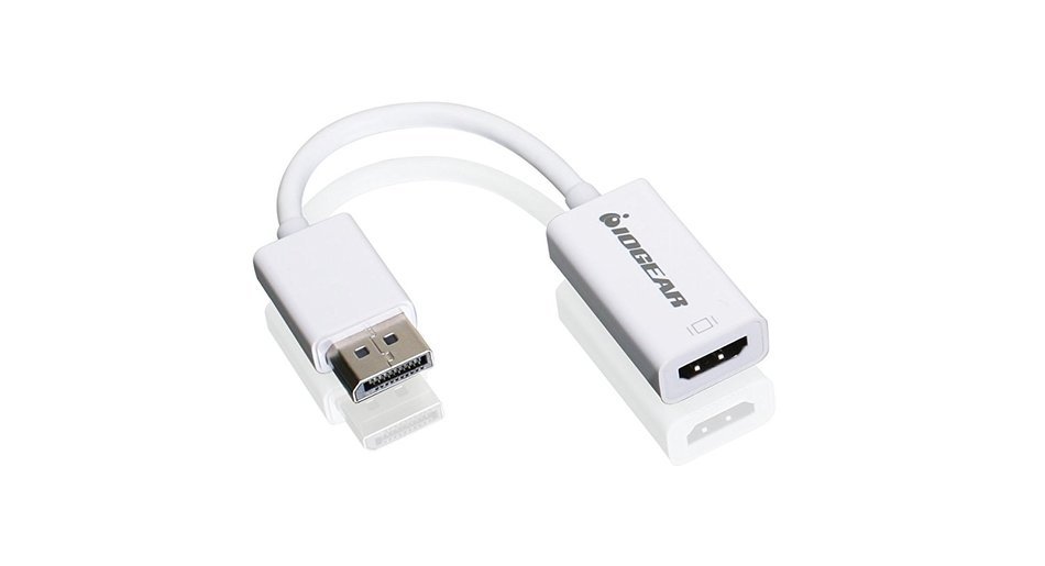 IOGEAR DisplayPort to DVI Adapter Cable, White (GDPDVIW6) N17