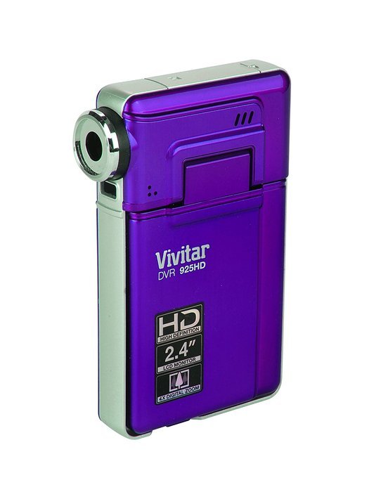 Vivitar DVR925HD-NVKIT-QVC 8.1 MP HD Digital Video Recorder with 2-Inch LCD Screen (Black)