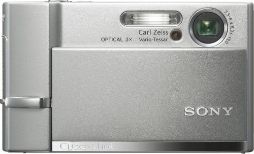 Sony Cybershot DSC-T50 7.2MP Digital Camera with 3x Optical Zoom (Silver) N5