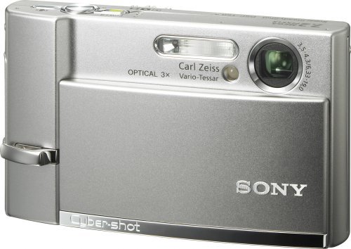 Sony Cybershot DSC-T50 7.2MP Digital Camera with 3x Optical Zoom (Silver) N6