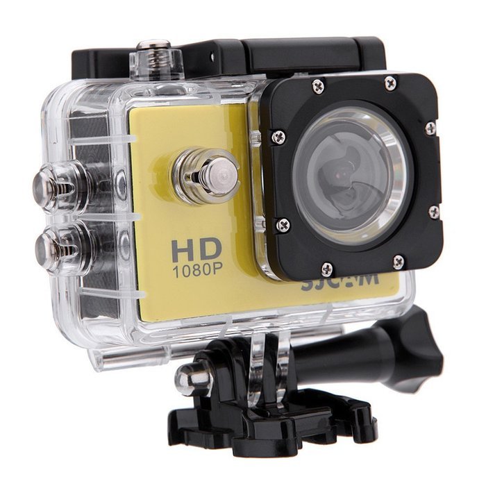 Yellow SJCAM SJ4000 1080P Waterproof Digital Video Recorder DVR Camcorder 12 Mega pixel 170?HD wide-angle 1.5...