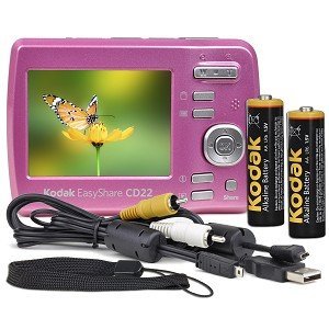 Kodak Easyshare CD22 Digital Camera Pink 8.1 MP N3