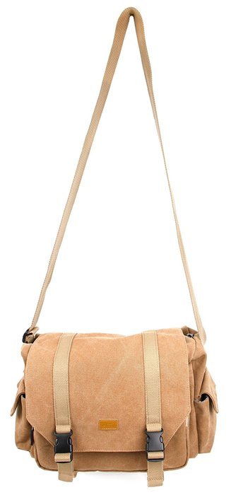 DURAGADGET Bolso Canvas Marr&oacute;n Para C&aacute;maras DSLR / SLR / Bridge / CSC - Con Bandolera Ajustable Y Numerosos Compartimentos N5