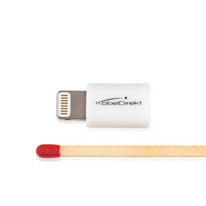 KabelDirekt (1 foot) ultraslim certified Lightning Cable (sync and charge) for Apple devices (iPhone 5, iPhone... N22