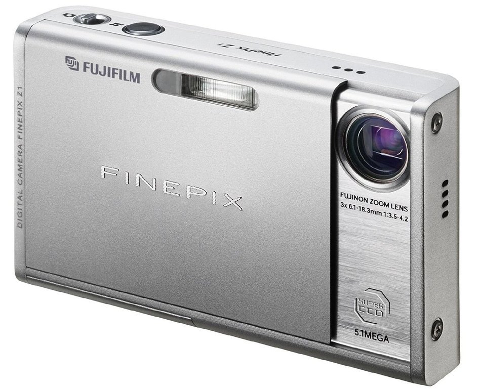 Fujifilm Finepix Z1 5.1MP Digital Camera with 3x Optical Zoom (Black) N2
