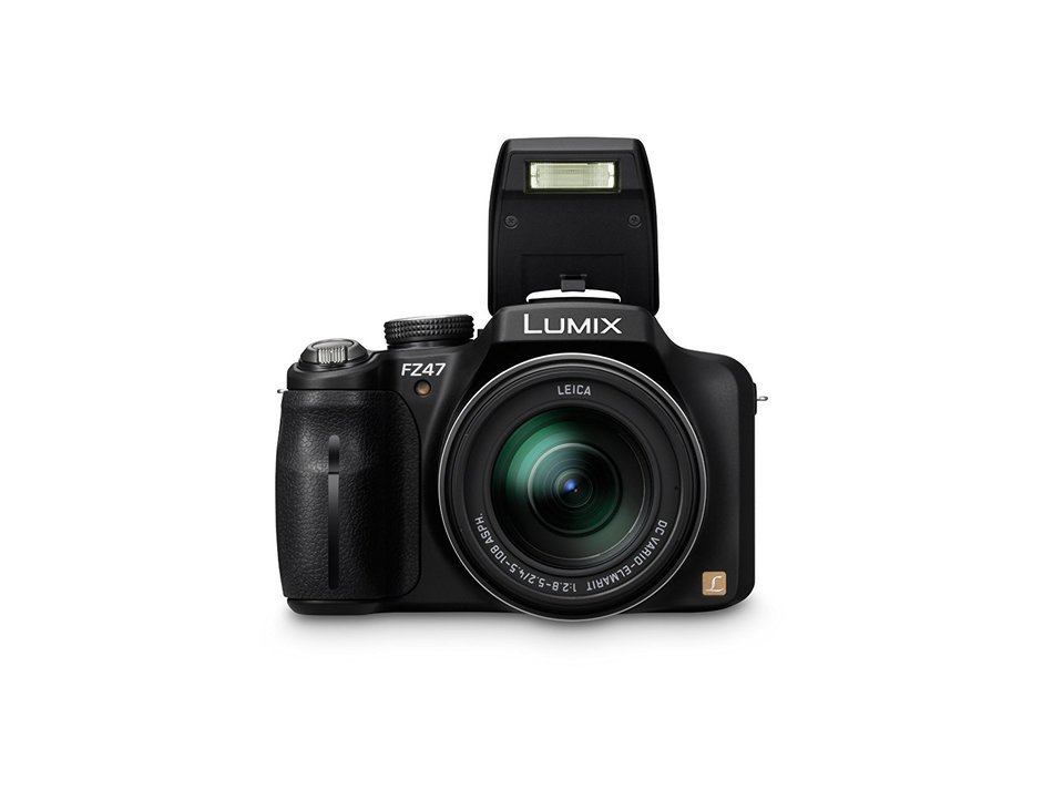 Panasonic Lumix DMC-FZ47K 12.1 MP Digital Camera with 24xOptical Zoom - Black (OLD MODEL) N5