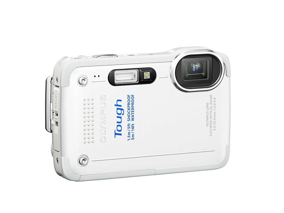 Olympus Stylus TG-630 iHS Digital Camera with 5x Optical Zoom and 3-Inch LCD (Red) (Old Model) N14