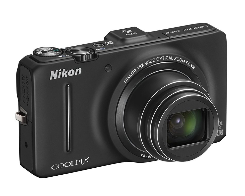 Nikon COOLPIX S9200 16 MP CMOS Digital Camera with 18x Zoom NIKKOR ED Glass Lens and Full HD 1080p Video (Black... N7