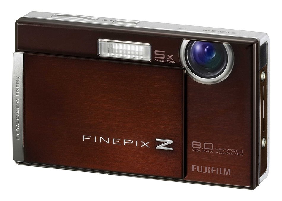 Fujifilm Finepix Z100fd 8MP Digital Camera with 5x Optical Image Stabilized Zoom (Brown) N6