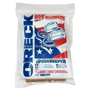 12 Oreck XL Canister Vacuum BB Buster B Bags PKBB12DW