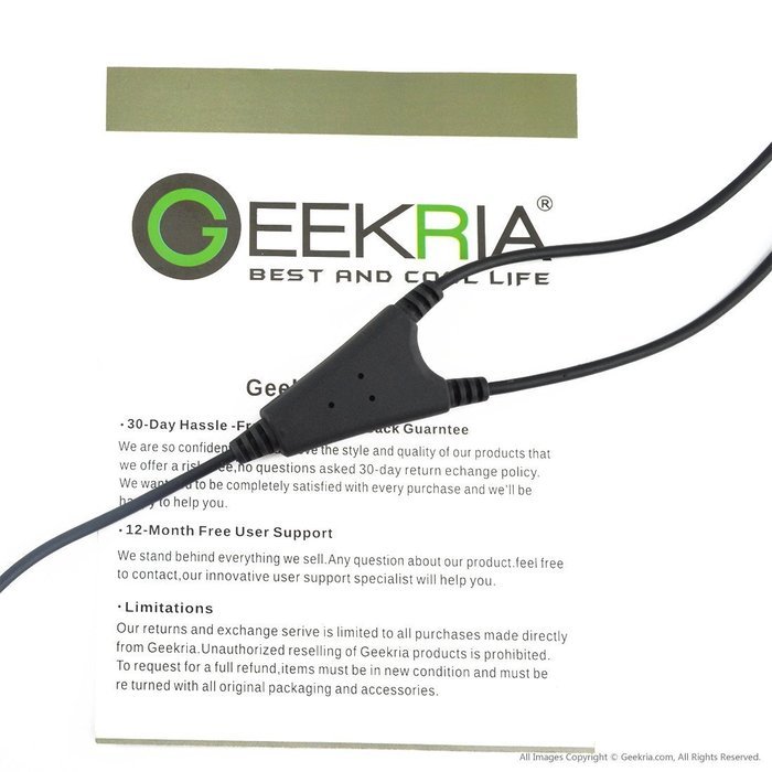 Jabra Headset Splitter Cable / Audio Cable / Training Cable / Cord with Observer Receive-Only and 2 Quick-Disconnects N6
