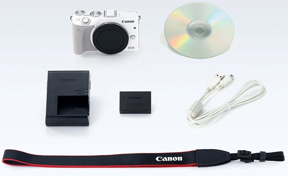 Canon EOS M3 (White Body Only) - International Version N4