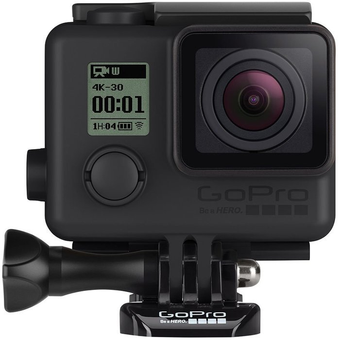 GoPro Hero4 Hero 4 12MP Full HD 4K 30fps 1080p 120fps Built-In Wi-Fi Waterproof Wearable Camera Black Adventure... N144