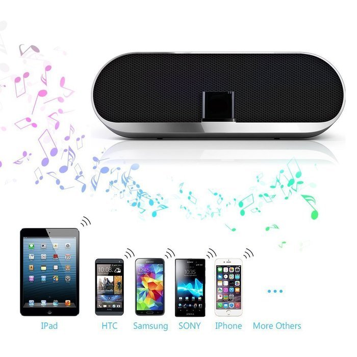 Bluetooth A2DP Music Receiver Audio Adapter for iPod iPhone 30Pin Dock Speaker N5