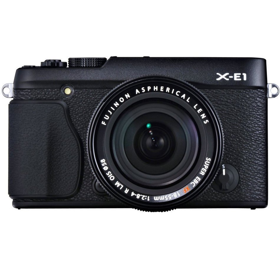 Fujifilm X-E1 16.3 MP Compact System Digital Camera with 2.8-Inch LCD and 18-55mm Lens (Black)
