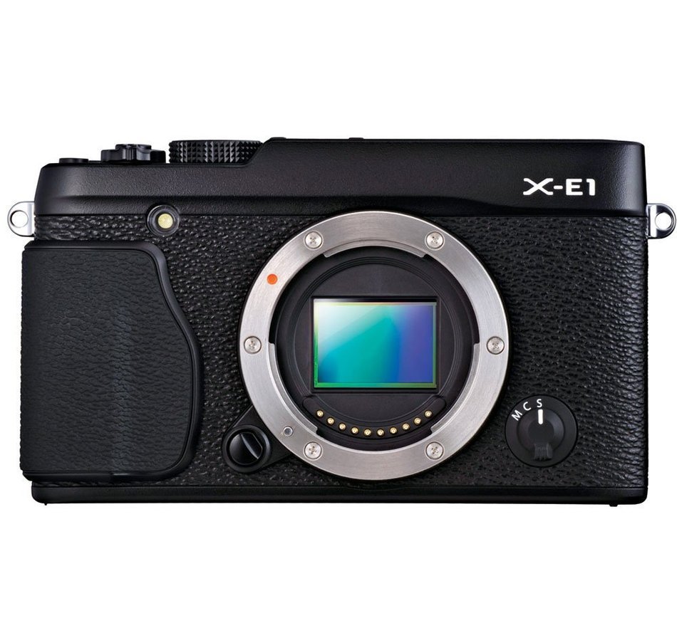 Fujifilm X-E1 16.3 MP Compact System Digital Camera with 2.8-Inch LCD and 18-55mm Lens (Black) N2