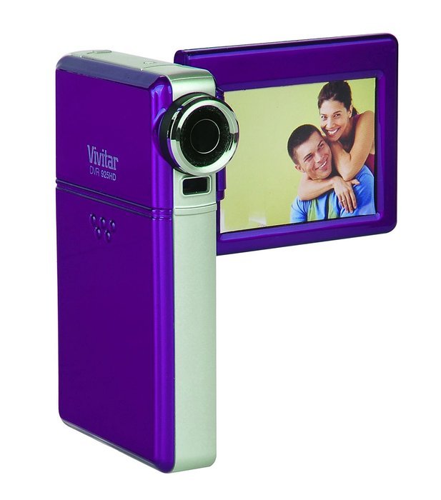 Vivitar DVR925HD-NVKIT-QVC 8.1 MP HD Digital Video Recorder with 2-Inch LCD Screen (Black) N2