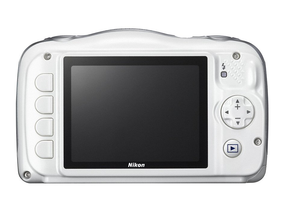 Nikon COOLPIX S33 Waterproof Digital Camera (White) - International Version N3