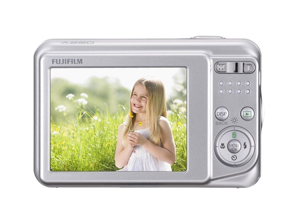 Fujifilm Finepix A220 12MP Digital Camera with 3x Optical Zoom and 2.7 inch LCD N8