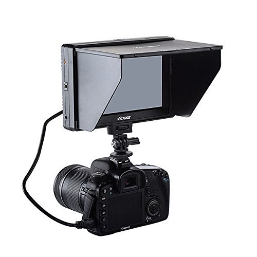 Viltrox 7'' DC-70 Clip-on Color TFT LCD Monitor HDMI AV Input 1280x800 for DSLR N2