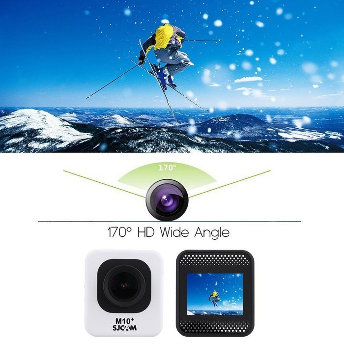 SJCAM M10 Plus 12.0MP 2K Sports DV Camera Novatek NTK96660 Waterproof WiFi Action Camera N20