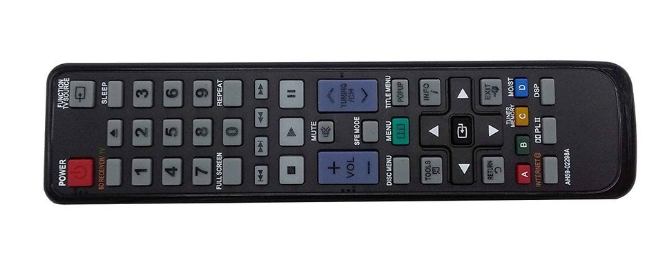 VINABTY Replaced Remote AH59-02298A fit for Samsung Blu-ray HTC5500 HTC5500/NWT HTC5500/SAH HTC5500/XAA HTC5500... N3