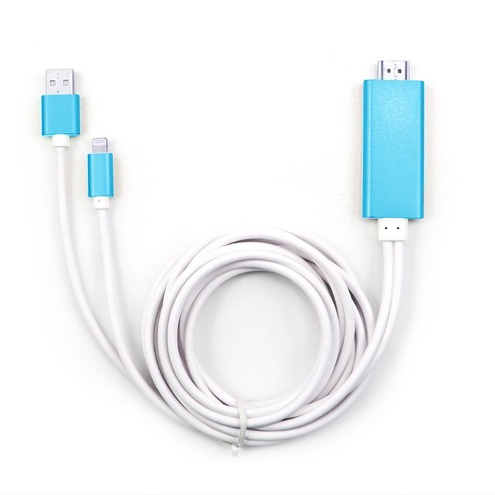 Reelva Micro USB To HDMI Cable,Micro USB To HDMI 1080P HDTV Adapter Cable For iPhone 5 5s 6 6s Plus Need Personal... N5